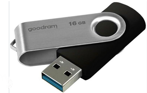 Флеш пам'ять USB 16Gb Goodram UTS3 Twister black USB3.0 - зображення 2