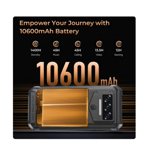 Смартфон OUKITEL WP38 6\/256GB Black - зображення 10