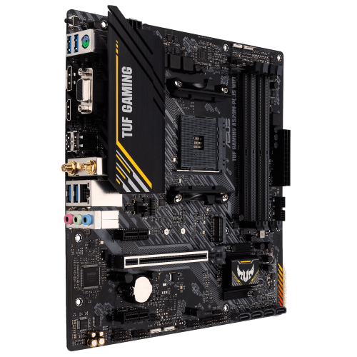 Мат. плата AM4 Asus TUF GAMING A520M-PLUS WIFI - зображення 3