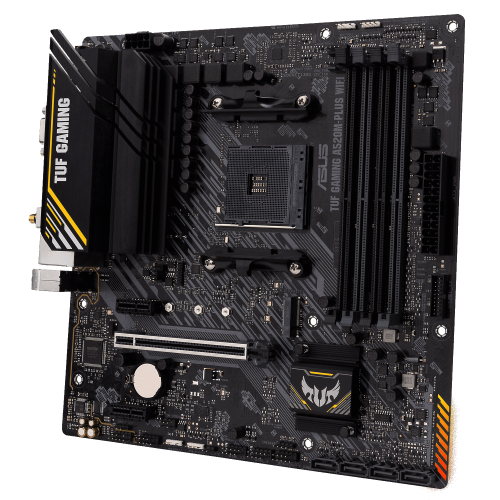Мат. плата AM4 Asus TUF GAMING A520M-PLUS WIFI - зображення 4
