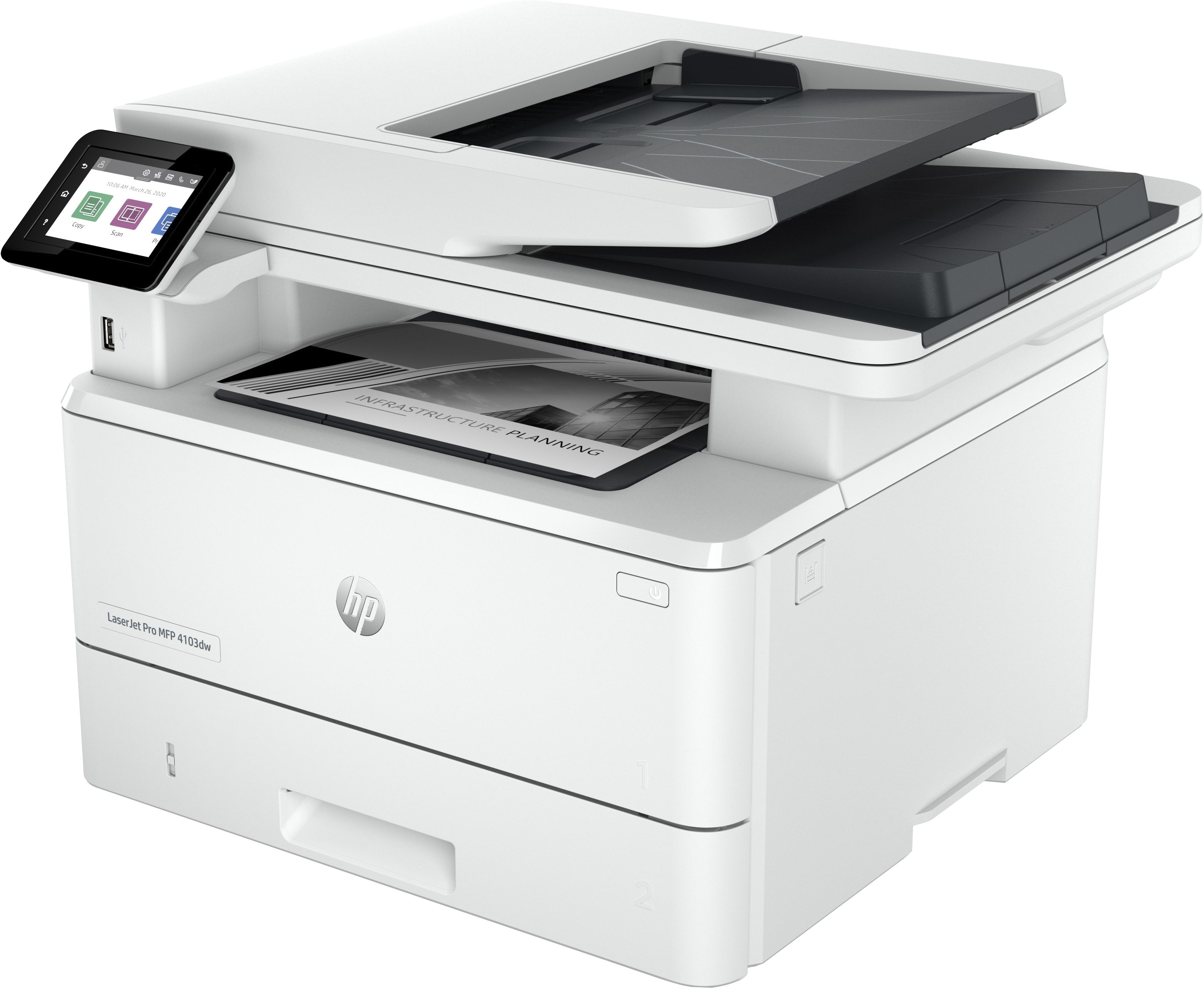 БФП HP LaserJet Pro 4103dw з WiFi (2Z627A) - зображення 2