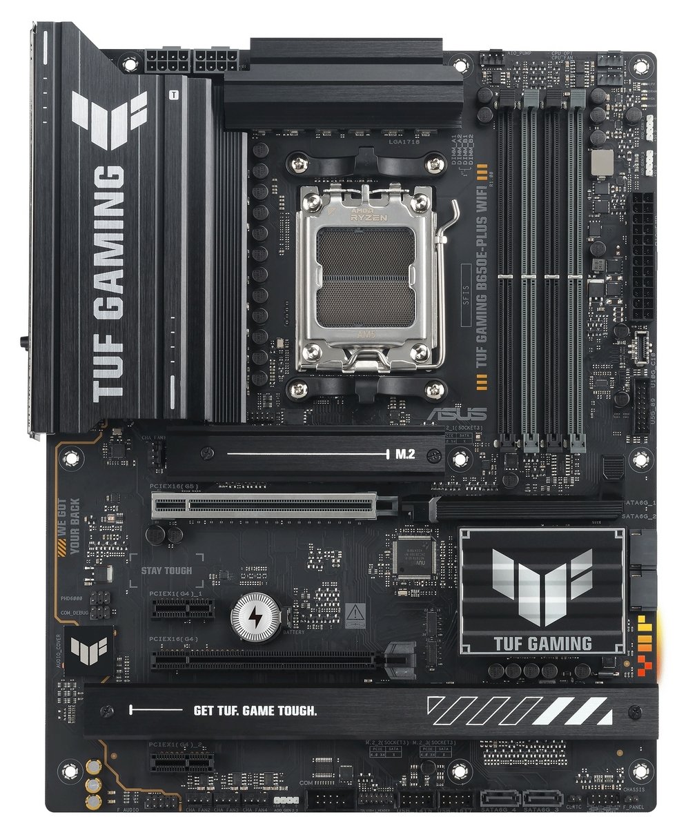 Мат. плата AM5 Asus TUF GAMING B650E-PLUS WIFI - зображення 3