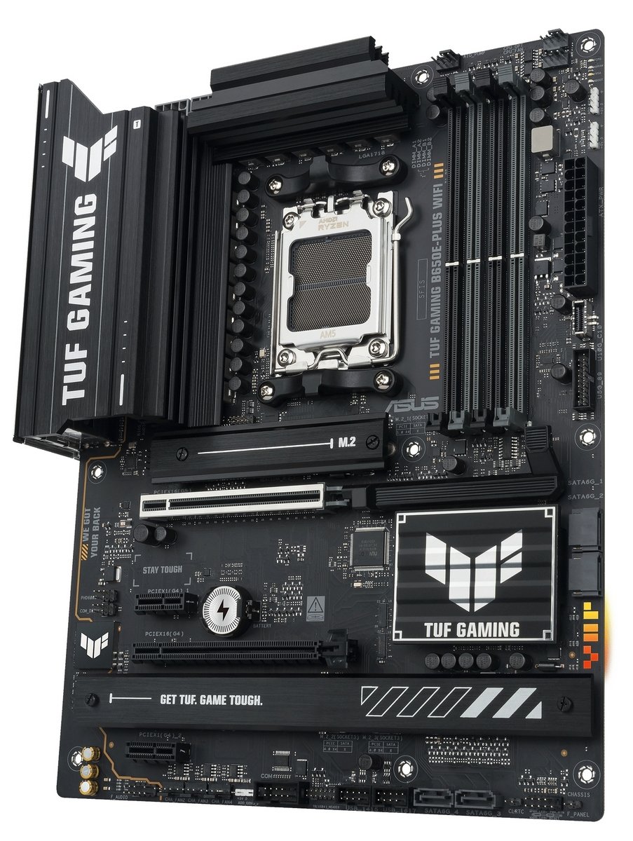 Мат. плата AM5 Asus TUF GAMING B650E-PLUS WIFI - зображення 2