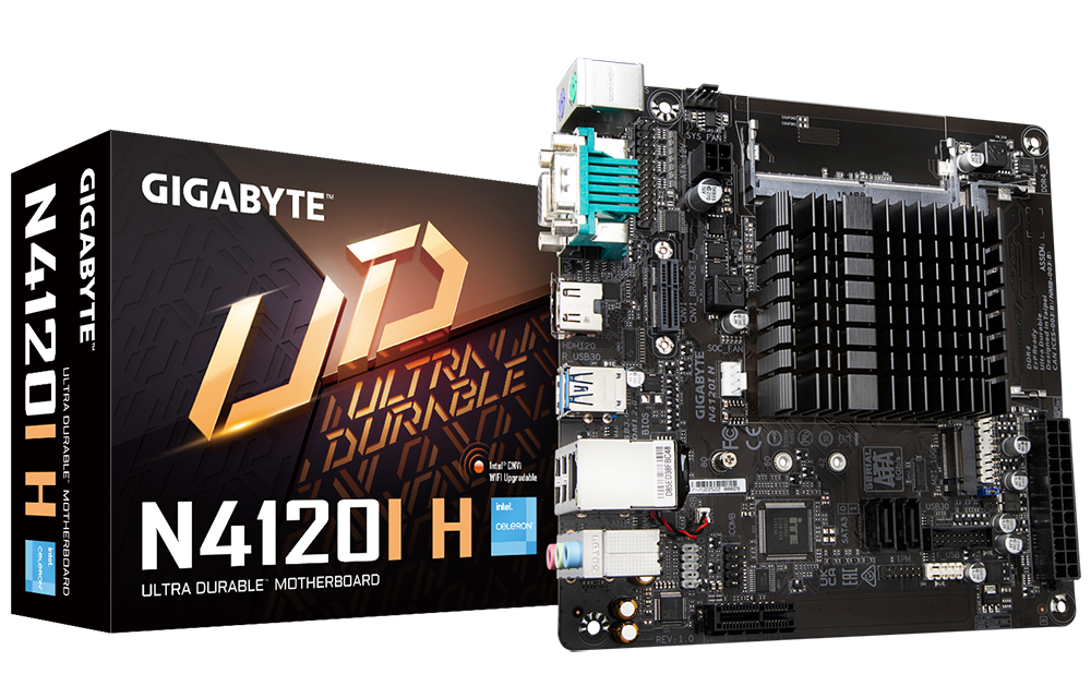 Мат. плата Gigabyte N4120I H - зображення 1