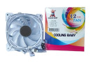 Вентилятор для корпусів 120 мм Cooling Baby 12025WARGB - зображення 2