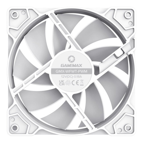 Вентилятор для корпусів 120 мм GAMEMAX GMX-WFWT-PWM - зображення 8