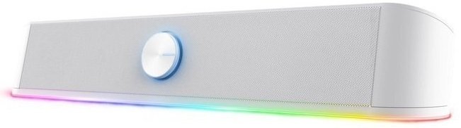 Акустична система Trust GXT 619W Thorne RGB Illuminated Soundbar White - зображення 2