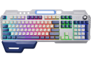 Клавіатура Maxxter KBG-RGB-01-UA RGB USB Metal - зображення 1