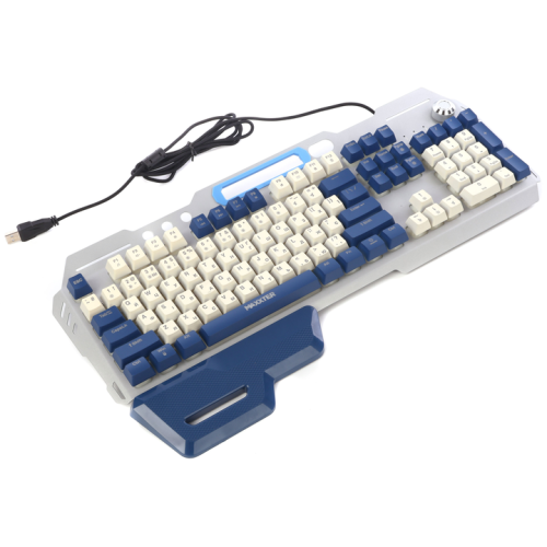 Клавіатура Maxxter KBG-RGB-01-UA RGB USB Metal - зображення 3