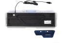 Клавіатура Maxxter KBG-RGB-01-UA RGB USB Metal - зображення 5