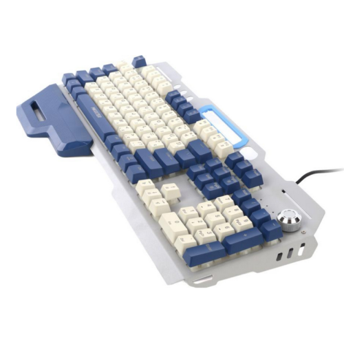 Клавіатура Maxxter KBG-RGB-01-UA RGB USB Metal - зображення 4
