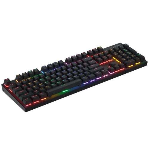 Клавіатура Hator Icefall Mecha Rainbow USB Black (HTK104UA) - зображення 2