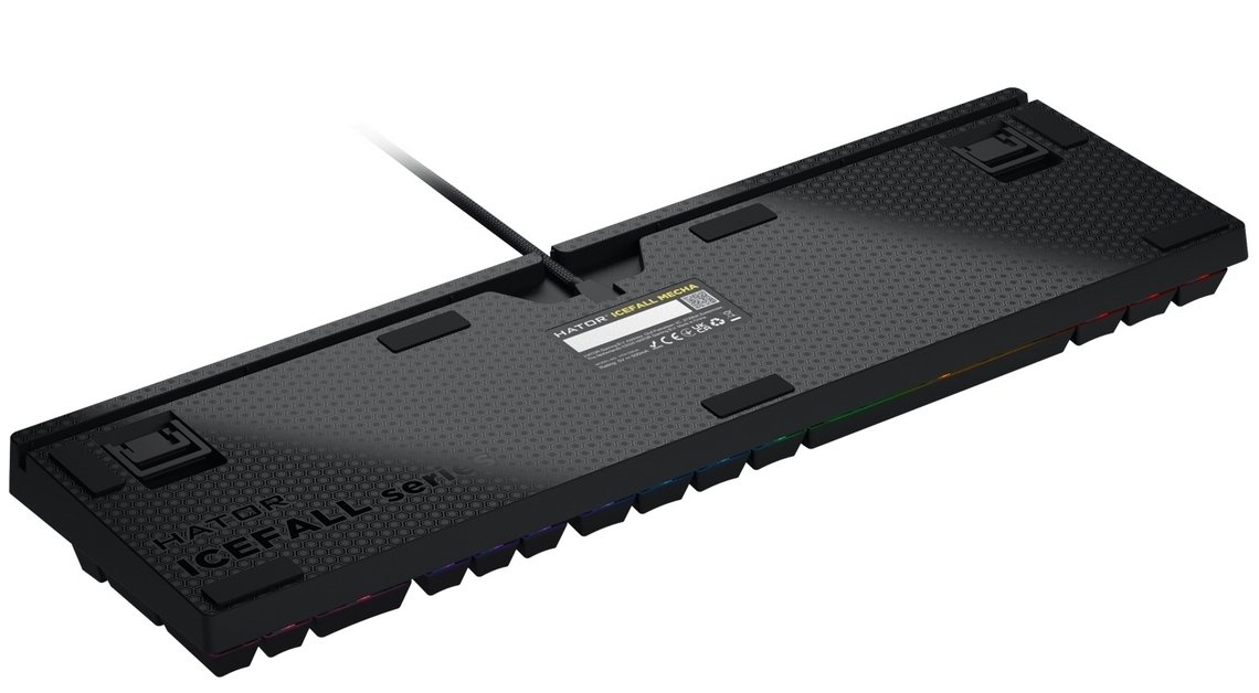 Клавіатура Hator Icefall Mecha Rainbow USB Black (HTK104UA) - зображення 5