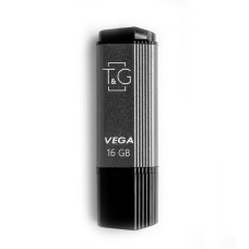 Флеш пам'ять USB 16Gb T&G 121 Vega series Grey USB 2.0 - зображення 1