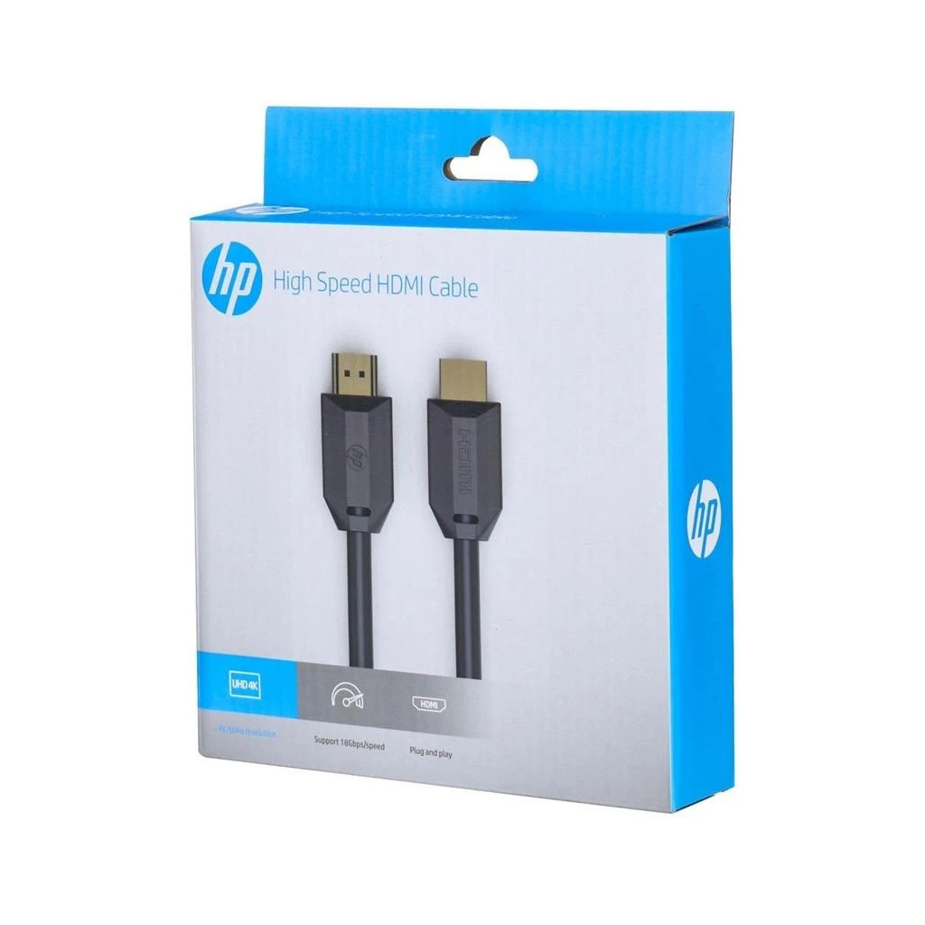 Кабель HDMI to HDMI, 2.0m V2.0 4K60Hz HP (DHC-HD01-02M) - зображення 5