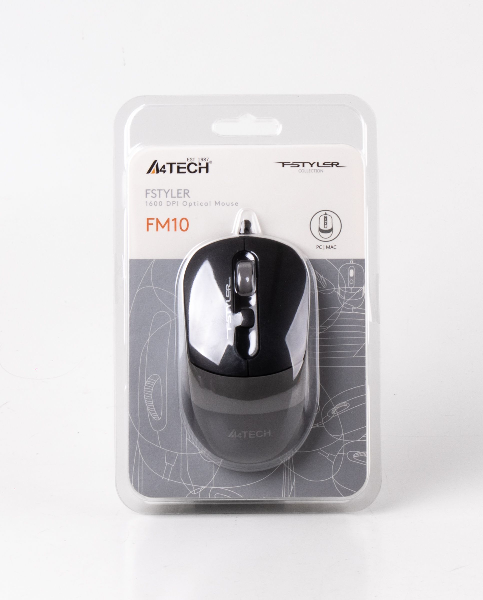 Мишка A4 Tech FM10 Grey - зображення 6