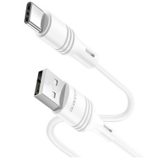 Кабель USB2 АM-Type C BOROFONE BX43 white, 1м, 3A, PVC
