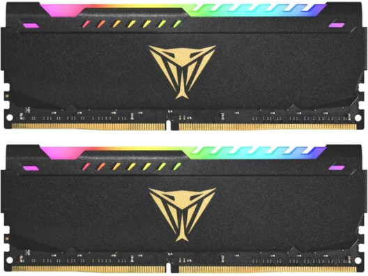 Пам'ять DDR4 RAM_32Gb (2x16Gb) 3600Mhz PATRIOT Viper Steel RGB (PVSR432G360C0K) - зображення 1