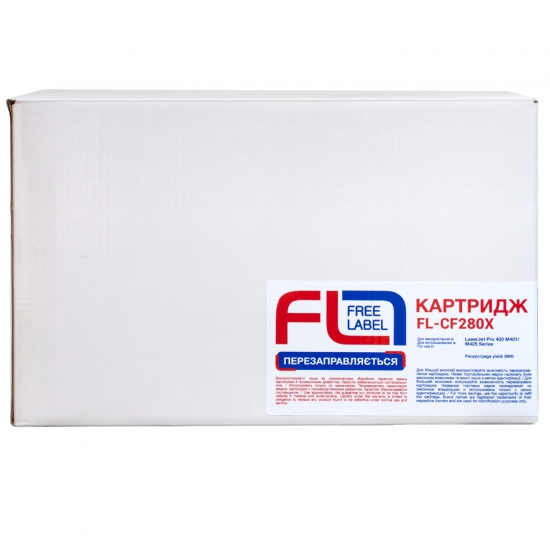Картридж HP LJ 80X для LJ P2035\/P2055 FREE Label (FL-CF280X) - зображення 2