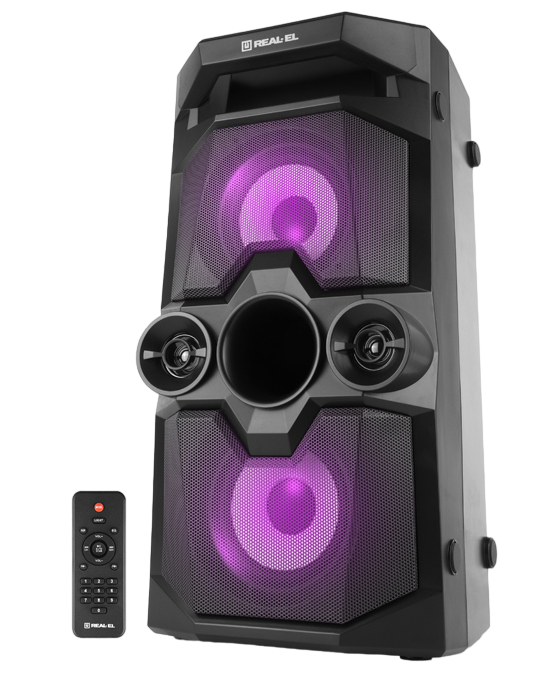 Колонка портативна REAL-EL X-771 Black - зображення 1
