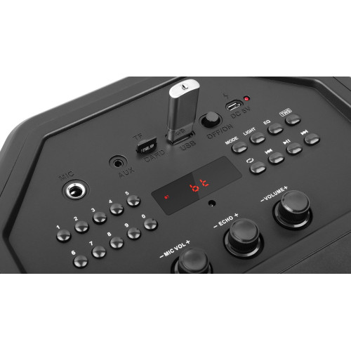 Колонка портативна REAL-EL X-771 Black - зображення 7