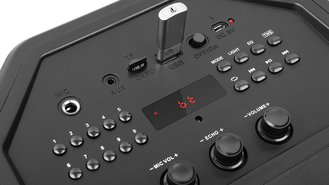 Колонка портативна REAL-EL X-771 Black - зображення 7
