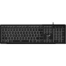 Клавіатура Genius Slim Star 820 USB UA Black - зображення 1