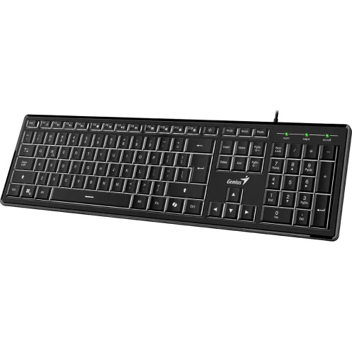 Клавіатура Genius Slim Star 820 USB UA Black - зображення 2