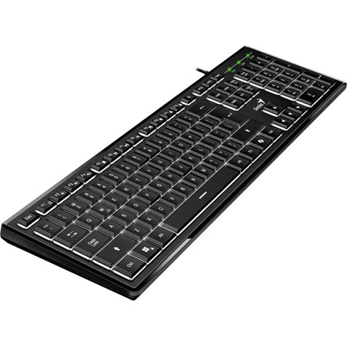Клавіатура Genius Slim Star 820 USB UA Black - зображення 3