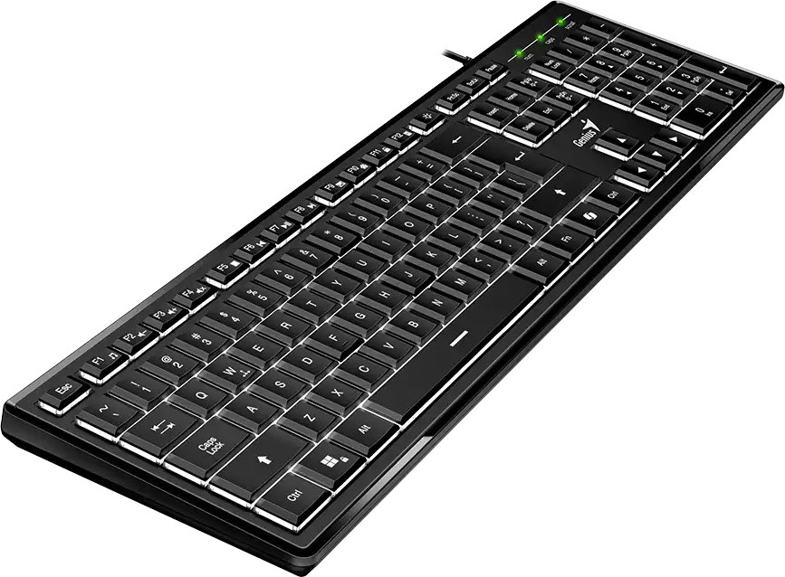 Клавіатура Genius Slim Star 820 USB UA Black - зображення 3