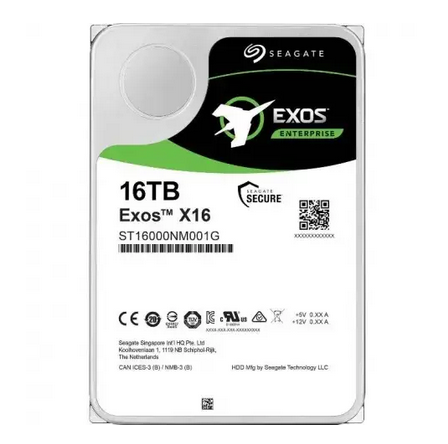 Жорсткий диск HDD 16Tb Seagate EXOS X16 (ST16000NM001G) - зображення 1