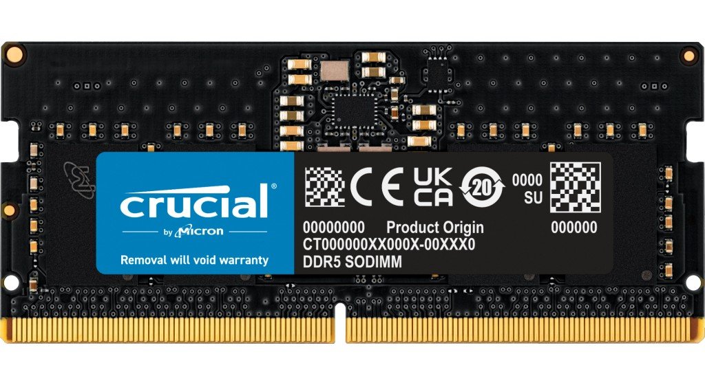 Пам'ять SoDIMM DDR5 8 Gb 5600 MHz Crucial - зображення 1