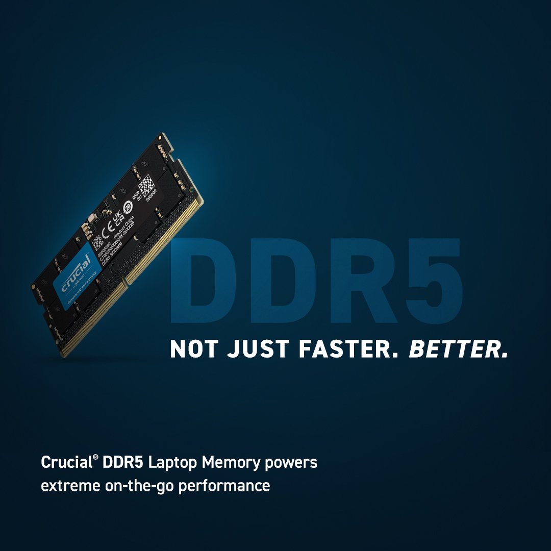 Пам'ять SoDIMM DDR5 8 Gb 5600 MHz Crucial - зображення 4