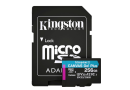 MicroSDXC 256 Gb Kingston Canvas Go Plus G4 class 10 UHS-I U3 V30 A2 з SD-адаптером - зображення 1