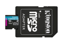 MicroSDXC 256 Gb Kingston Canvas Go Plus G4 class 10 UHS-I U3 V30 A2 з SD-адаптером - зображення 2