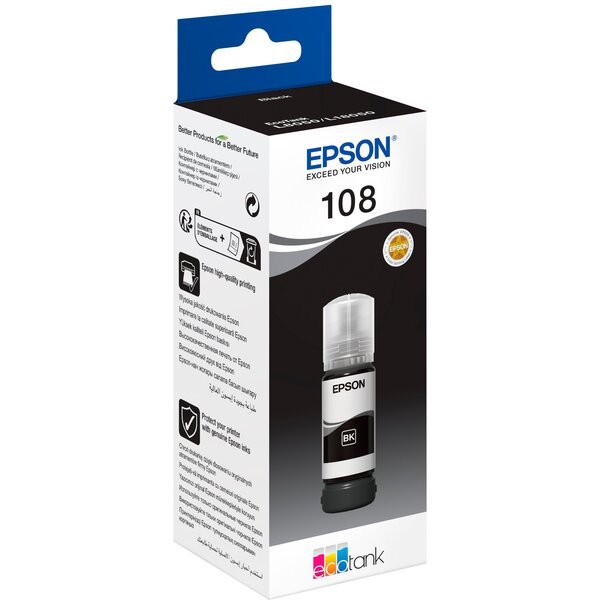 Чорнило EPSON 108 для EcoTank L8050\/L18050 - зображення 1