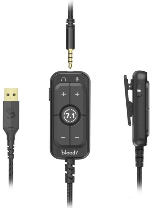 Гарнітура A4-tech Bloody M590i 7.1 Sports Lime - зображення 6
