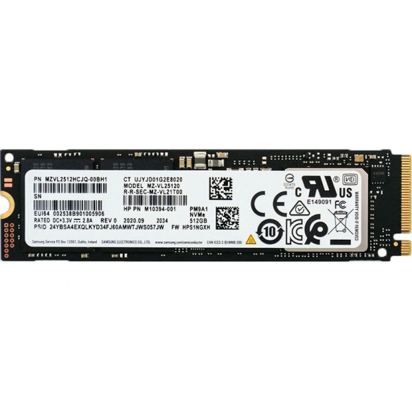 Накопичувач SSD NVMe M.2 512GB Samsung PM9A1 (MZ-VL25120_OEM) - зображення 1
