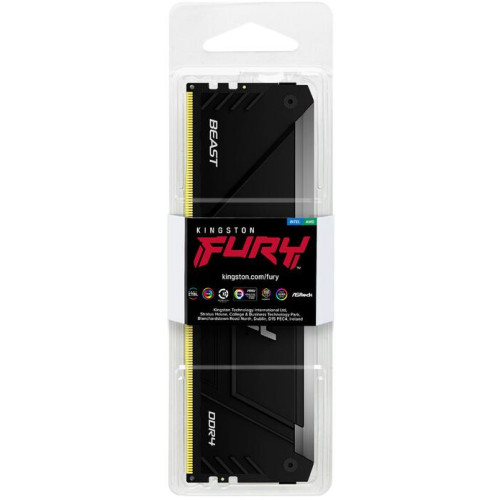 Пам'ять DDR4 RAM_32Gb (1x32Gb) 3600Mhz Kingston Fury Beast RGB (KF436C18BB2A\/32) - зображення 5