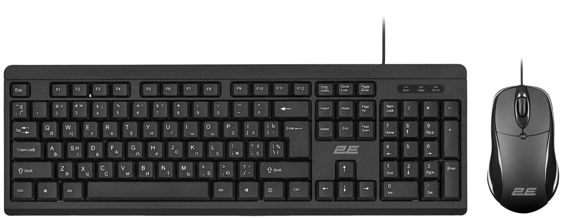 Клавіатура+мишка 2E MK401 - зображення 1