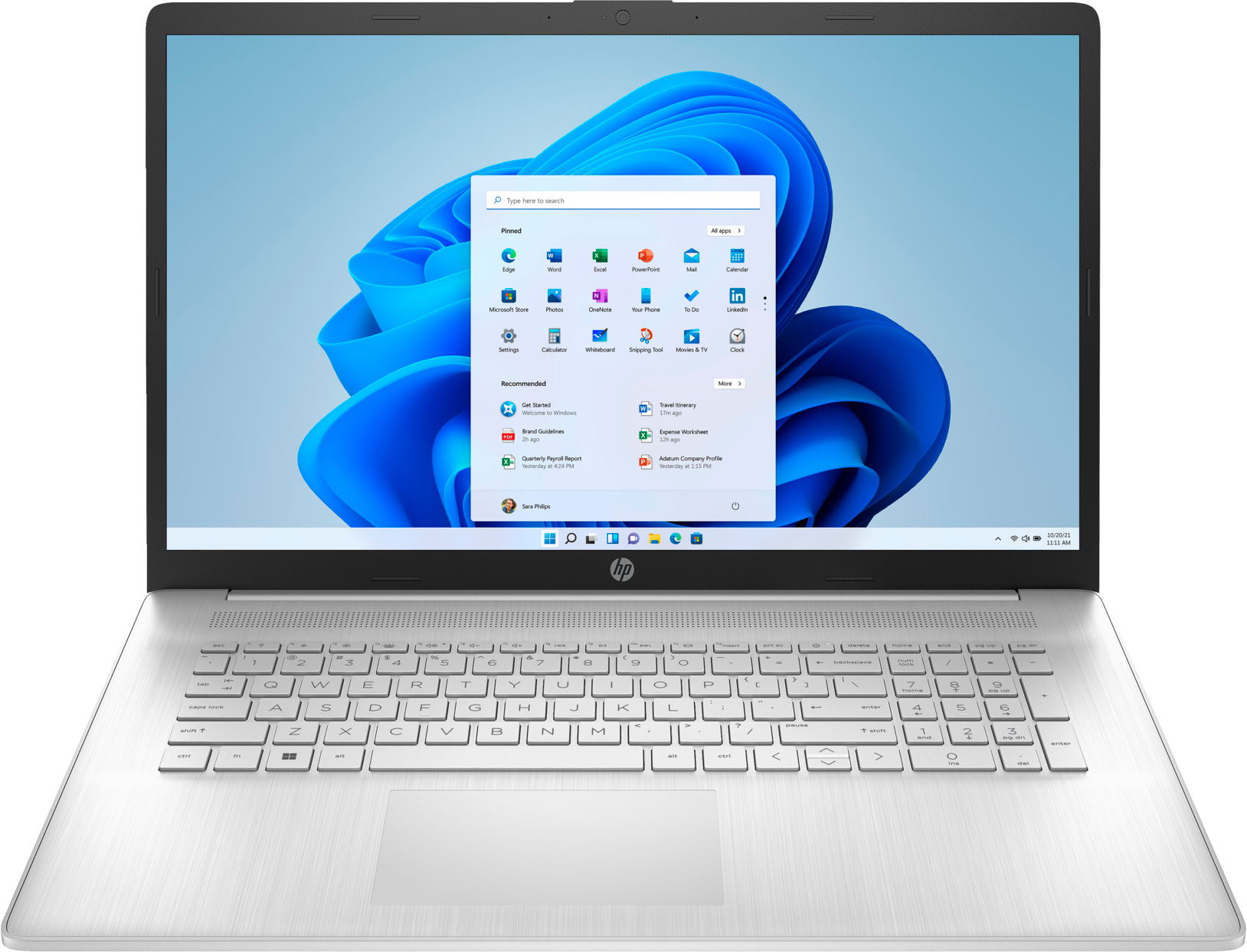Ноутбук HP 17-cn3566nw (B08XNEA) - зображення 1