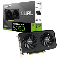 Відеокарта GeForce RTX 5050 8 GDDR6 Asus Dual OC (DUAL-RTX5050-O8G) - зображення 1