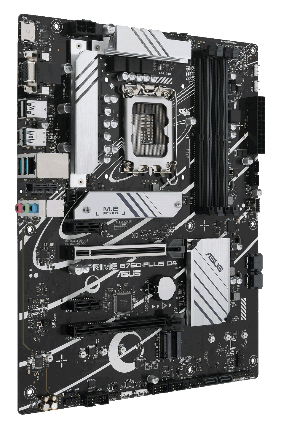 Мат. плата 1700 ASUS PRIME B760-PLUS D4 - зображення 3