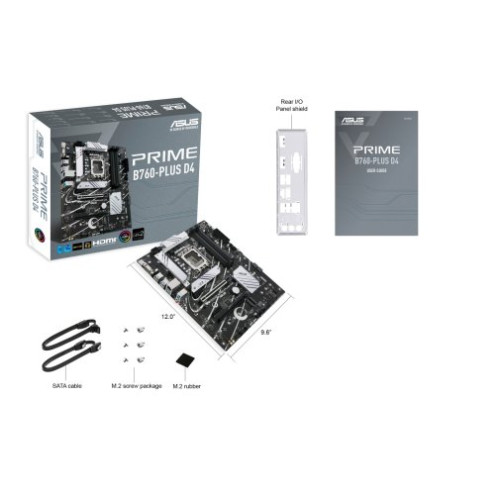 Мат. плата 1700 ASUS PRIME B760-PLUS D4 - зображення 7