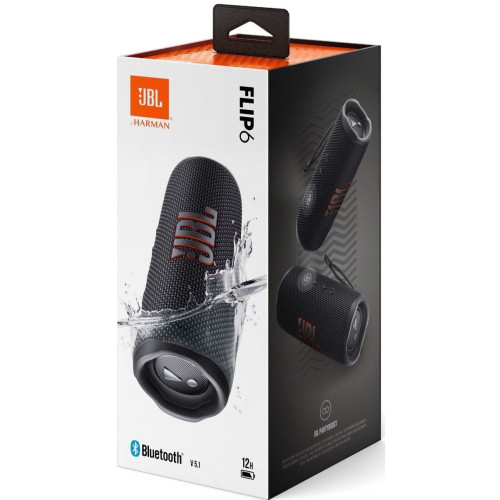 Колонка портативна JBL Flip 6 Black - зображення 9