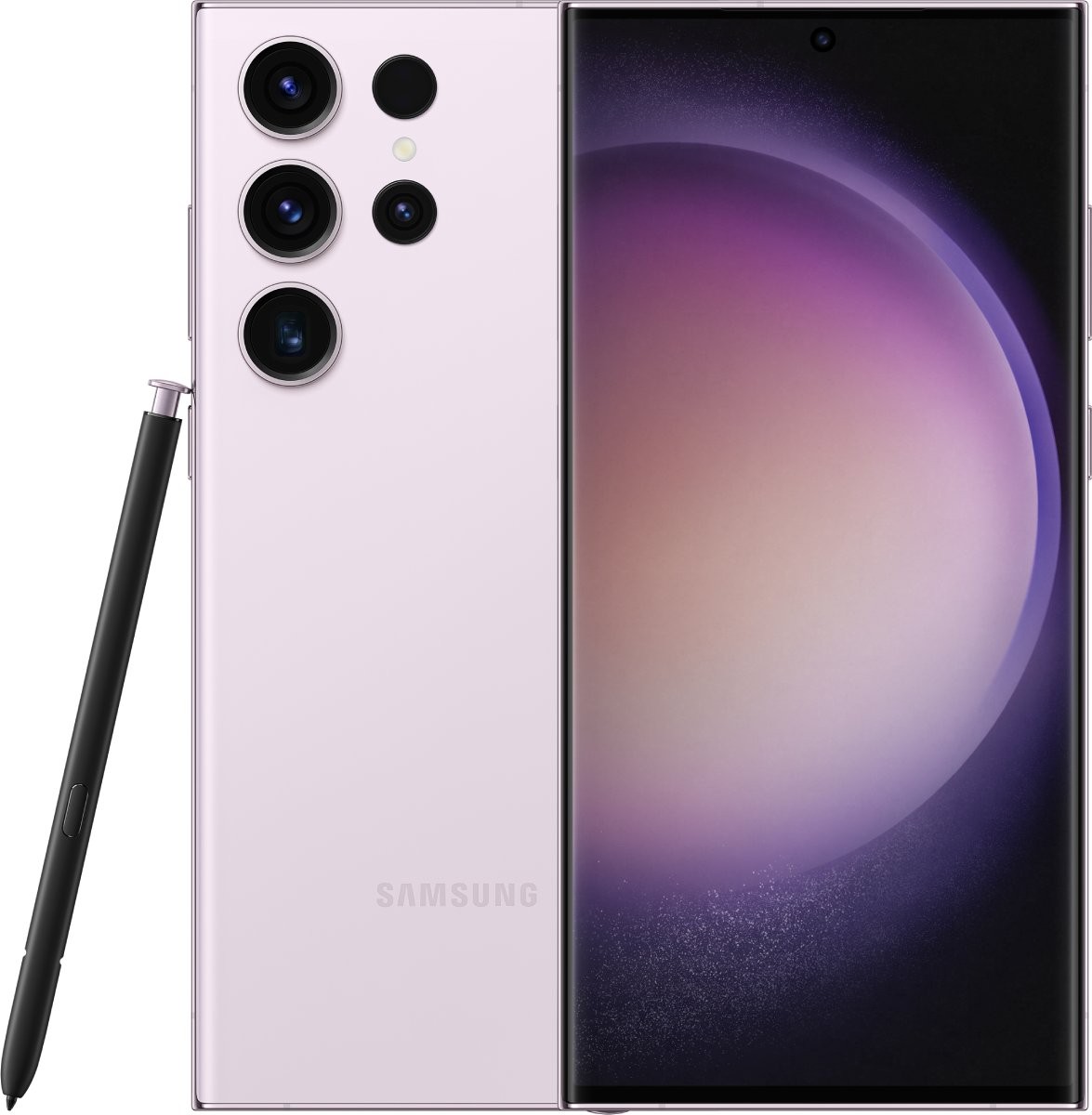Смартфон SAMSUNG Galaxy S23 Ultra 8\/256GB Lavender (SM-S918BLID) - зображення 1