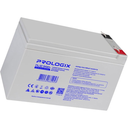 Акумуляторна батарея ProLogix 12 В, 9 Агод, гелева (PL12-9GEL) - зображення 3