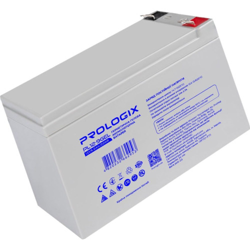 Акумуляторна батарея ProLogix 12 В, 9 Агод, гелева (PL12-9GEL) - зображення 2