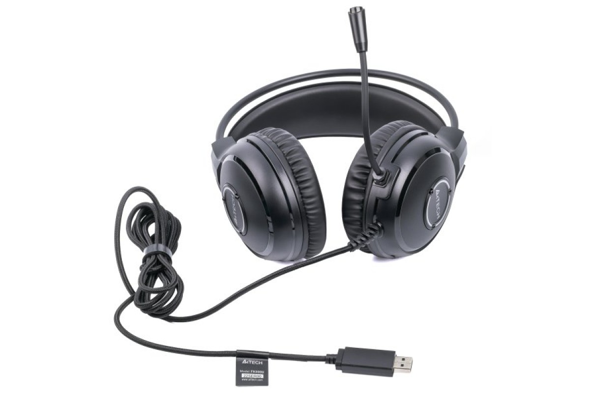 Гарнітура A4-Tech FH300U Black - зображення 6