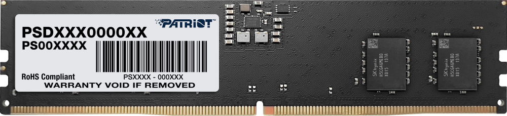 Пам'ять DDR5 RAM_16Gb (1x16Gb) 4800Mhz Patriot Signature (PSD516G480081) - зображення 1